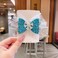 mdgfge 2 Pcs Bow Hair Clips Snowflake Blue Hair Barrettes Cute Sequins Alligator Sparkly Hair Accessories for Girls Kids Christmas Toddler Birthday Party Gift