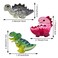 3 PACK Dinosaur Hair Clip, Acrylic Hair Clip, Acetate hair clips, Y2k Accessories Cute Small Hair Clips for Thick Hair for Women Girls(Style 1)