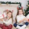 3 Pairs Christmas Hair Clips Cute Reindeer Antlers Ears Holiday Headpiece Headdress Hair Accessories for Women Girls (Red)