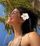 3Pcs Hawaiian Flower Hair Clips for Women Plumeria Hibiscus Hair Clip 3.5 Inch Artificial Flower Clips for Vacation Party Beach Accessories