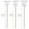3 Pcs Pearl Hair Pins Minimalist Hair Metal Hair Stick Elegant Chignon Pins Updo Chopsticks Gold Hair Jewelry for Women and Girls