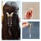 3 Pieces Butterfly Hair Claw Clip Butterfly Tassel Hair Clips Rhinestone Hair Claw Metal Hair Clips Exquisite Hair Clips Non Slip Hair Clamps Hair Styling Accessories for Women Girls