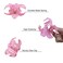 6 Pcs Flower Hair Claw Clips, 3.1 inch Hawaiian Plumeria Hair Clips, Summer Beach Essentials Hair Accessories for Women (Plumeria)
