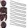 Tbestmax 300 Hair Bun Bobby Pins U Shaped Pin Hair Grips to Clip Ballet Hair Net for Women 5 CM/2 Inch Black