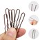 Tbestmax 300 Bun Hair Bobby Pins U Shaped Pin Hair Grips to Clip Ballet Hair Net for Women 5 CM/2 Inch Brown