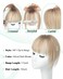 Clip in Bangs Bangs Hair Clip Fake Bangs Clip In Bangs Real Human Hair Hairpieces Ombre Blonde 360&deg; Cover Clip on Bangs for Women Fringe with Temples Wispy Bangs Clip In Hair Extensions French Bangs