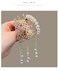 3PCS Pearl Ponytail Hair Accessories Hair Claws Clip French Style Hair Barrette Non Slip Jaw Banana for Women 061