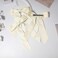 3Pcs Beige Hair Bows for Women Double-Layer Long Tail Bow Hair Clip Hair Ribbon Ponytail Holder Hair Accessories for Girls Toddlers