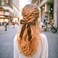3Pcs Deep Coffee Hair Bows for Women Double-Layer Long Tail Bow Hair Clip Hair Ribbon Ponytail Holder Hair Accessories for Girls Toddlers
