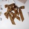 3Pcs Deep Coffee Hair Bows for Women Double-Layer Long Tail Bow Hair Clip Hair Ribbon Ponytail Holder Hair Accessories for Girls Toddlers