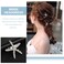 minkissy Metal Starfish Hairpins Rhinestone Starfish Hair Clip for Women 3 Pack Hair Handmade Hair Barrettes Sea Star Beach Mermaid Hairpin Hair Accessories for Girls-Silver