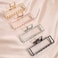 Metal Hair Clips for Women, 4pcs Square Claw Clips for Thick Hair, Large Hair Clips 3.5 Inches - Gold, Rose Gold, Silver, Black
