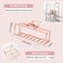 Metal Hair Clips for Women, 4pcs Square Claw Clips for Thick Hair, Large Hair Clips 3.5 Inches - Gold, Rose Gold, Silver, Black