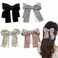 4 Pack Large Bow Hair Clips, Hair Bow Knot Barrette Hair Decor for Women and Girls