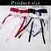 4 PCS Bowknot Hair Clips with Long Tails - Ribbon Barrettes and Bow Clips for Women in Black, Cream White, Pink, Wine Red