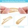40 Piece Snap hair Clips for Woman, Large Metal Hair Barrettes with Storage Box, Nonslip Hair Pins Accessories for Women, Girls, Kids, Teens - 1.9", 2.3", 2.7", 3.1" Sizes(Gold)