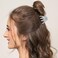4cm Hair Clips Strong Grip Champagne LightGray and Clear Octopus Claw Clips 9 Pcs Medium to Small Hair Clips for Women and Girls Thick Hair,Hair Clips for Styling Sectioning.