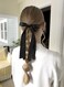 VOBOBE 4PCS Hair Bows for Women Girls, Black Red Satin Tassel Hair Ribbon Bowknot Hair Clips Barrettes for Girl with Small Long Tail Hair Accessories (Black+Red)