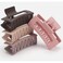 Canitor 4 PCS Matte Rectangular Banana Clips - Thick Hair Clips, Non-Slip Barrettes for Women's Thick Hair
