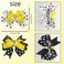 4PCS Bee Hair Clips, Cute Hair Bows Clips Dot Bow Hair Clips Honey Bee Hair Clips Alligator Hair Pins Barrettes Hair Accessories for Girls Women