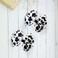 4Pcs Cow Print Bows for Girls Cow Print Hair Bows for Girls Cow Print Hair Bow Clips for Girls Cow Print Hair Clips Cute Hair Accessories for Girls