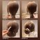 4 PCS Lazy Flower Hairpin,Vintage Pearl Flower Hairpin,Elegant Meatball Head Hair Device Lazy Half Ball Hairpin, Anti-slip Hairpins for Ladies and Girls
