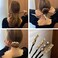 4 PCS Lazy Flower Hairpin,Vintage Pearl Flower Hairpin,Elegant Meatball Head Hair Device Lazy Half Ball Hairpin, Anti-slip Hairpins for Ladies and Girls