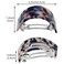 4Pcs Tortoise Shell Hair Clips Ponytail Holder Cuff Semi Circle Hair Barrettes French Snap Closure Spring Clamp Metal Elegant Hair Accessories for Women
