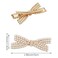 5 Pcs Pearl Bow Hair Clips Duckbill Hair Claw Clips Gold Metal Hair Clip Elegant Cute Hair Pins Hair Accessories Headwear Styling Tools Gifts for Little Girls Women