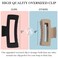 Ahoney 5" Black Extra Large Hair Clips (4PCS) - Giant Claw Clips for Thick Long Hair, Strong Hold Oversized Matte Banana Clips