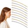 50 Jumbo Bobby Pins, 3.34 Inch Metal Hair Clips Hair Pin Bobby-pins Hairpins Hair Accessories for Women Thick Long Updo Hair Style (Gold+Silver)