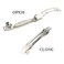 50 PCS 80 MM Iron Blank French Barrette Hair Clips for DIY Hair Clip Craft Bows, Silver Tone