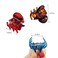 50 PCS Mini Hair Claw Clips， Bangs Strong Grip Multifunction Clamp Clips. (Transparent color)