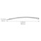 50 Silver Jumbo Bobby Pins, 3.34 Inch Metal Hair Clips Hair Pin Bobby-pins Hairpins Hair Accessories for Women Thick Long Updo Hair Style