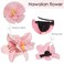 6 Colors Artificial Flower Hair Clips, Bohemian Flower Hairpin Hawaiian Hairpin for Seaside Holiday, 3.5 Inch Bridal Hair Bobby Pins Headwear for Women Girls(Twin Flowers)