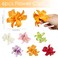 6 Colors Artificial Flower Hair Clips, Bohemian Flower Hairpin Hawaiian Hairpin for Seaside Holiday, 3.5 Inch Bridal Hair Bobby Pins Headwear for Women Girls(Twin Flowers)