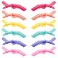 GLAMFIELDS 12 pcs Alligator Hair Clips for Styling Sectioning, Non-slip Grip Clips for Hair Cutting, Durable Women Professional Plastic Salon Hairclip with Wide Teeth &amp; Double-Hinged Design