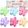 6PCS Flower Hair Clips, Matte Claw Clips for Women Girls, 3.15 Inches Long, Strong Hold Cute Clips for Thick Thin Hair, Perfect Gifts for Valentine's Day