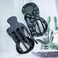 6 Pcs Rhinestone French Concord Flat Hair Clips, 3.74 Inch Curved Hair Claw Alligator Hair Clips Volume Strong Hold Banana Barrettes Hair Clamps Jaw Clips for Women