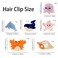 6PCS Sea Animals Small Hair Claw Clips for Women Girls Mini Ocean Hair Clip Hair Accessories with Sturdy Grip White Elephant Gifts