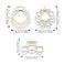 6 Pcs Pearl Hair Claw Clips Small High Ponytail Holder Pearl Hair Clips Hair Barrettes Strong Hold Hair Jaw Clips Fashion Horsetail Clamps Hair Accessories for Women Girls