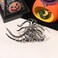 Spider Metal Black Hair Claw Clips for Thick or Thin Hair - Large Jaw Clips, Non-Slip Strong Hold Hair Clamps for Women's Halloween Accessories (1Pcs)