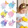 6Pcs Mermaid Hair Clips for Girls, Glitter Sequin Starfish Shell Alligator Barrettes Hairpins for Kids Toddler Girls Sparkly Hair Accessories