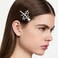 VinBee 6Pcs Star Hair Clips Pins Silver Rhinestone Star Hair Barrettes Crystal Rhinestone Hair Clips for Women Girls Hair Styling Accessories Party Wedding
