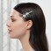 VinBee 6Pcs Star Hair Clips Pins Silver Rhinestone Star Hair Barrettes Crystal Rhinestone Hair Clips for Women Girls Hair Styling Accessories Party Wedding