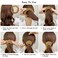 TOBATOBA Bird Nest Magic Hair Clip, 7Pcs Lazy Bird's Nest Plate Hairpin, Expandable Ponytail Holder, Velvet Hair Clips, Hair Accessories for Women