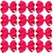 Large Boutique Hair Bows 6 Inch Cheerleading Cheerleader Cheer Bow Alligator Clips(Shocking Hot Pink)