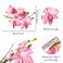 Lawie 8 Pack Artificial Orchid Flower Hair Clips Barrettes Thailand Tropical Flower Hair Accessories for Women Flower Hair Bow Alligator Clips Floral Brooch Pins Wedding Party Bridal Hawaiian