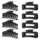 Black Hair Clips for Women -8 Pack 4.3 Inch Large Hair Claw Clips for Women Thin Thick Curly Hair, Big Matte Banana Clips,Strong Hold jaw clips