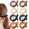 8 PCS Large Matte Ponytail Buckle Hair Clip Hair Clips High Ponytail Claw Clip Nonslip Hair Accessories for Women Thick Long Hair